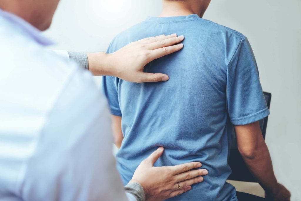 Surgery consultation for cervical herniated disc injury
